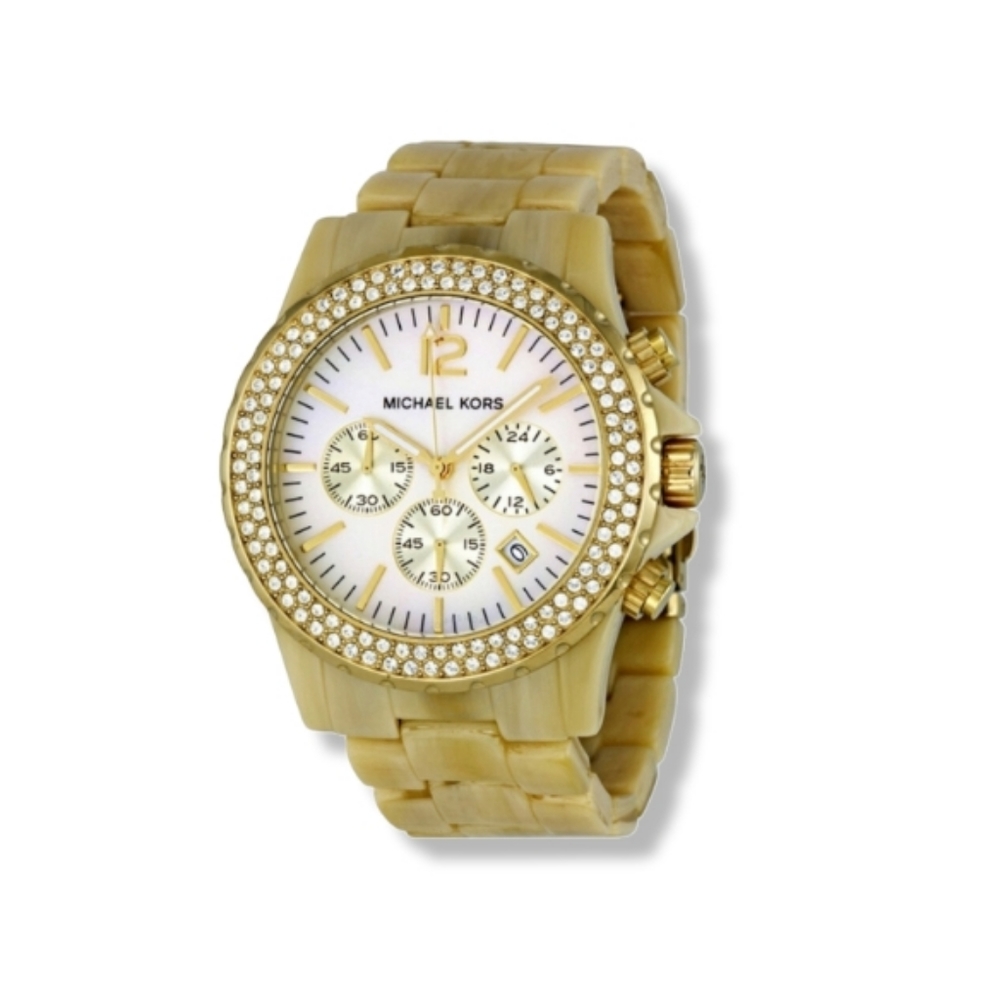 Michael Kors Gold and Cream Women's Watch